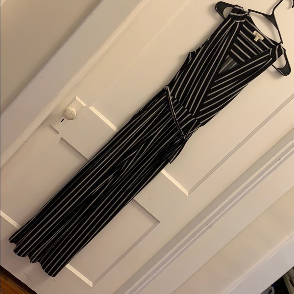 Monteau Striped Jumsuit